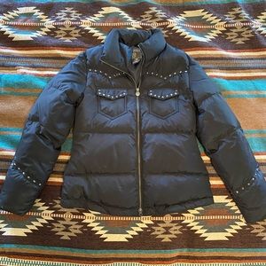 Western studded Roper puffer jacket medium!